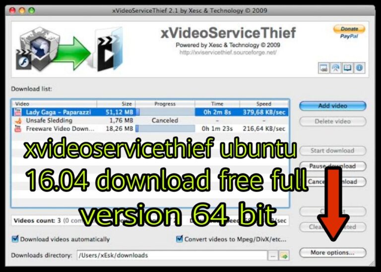 XVideoServiceThief Ubuntu Software Download 2