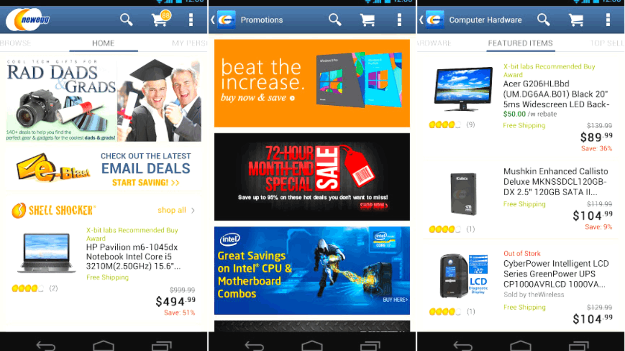 Newegg Tech Shopping Online App: Learn How to Use