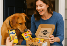 Petiscos Pedigree para cães: Como receber uma amostra grátis